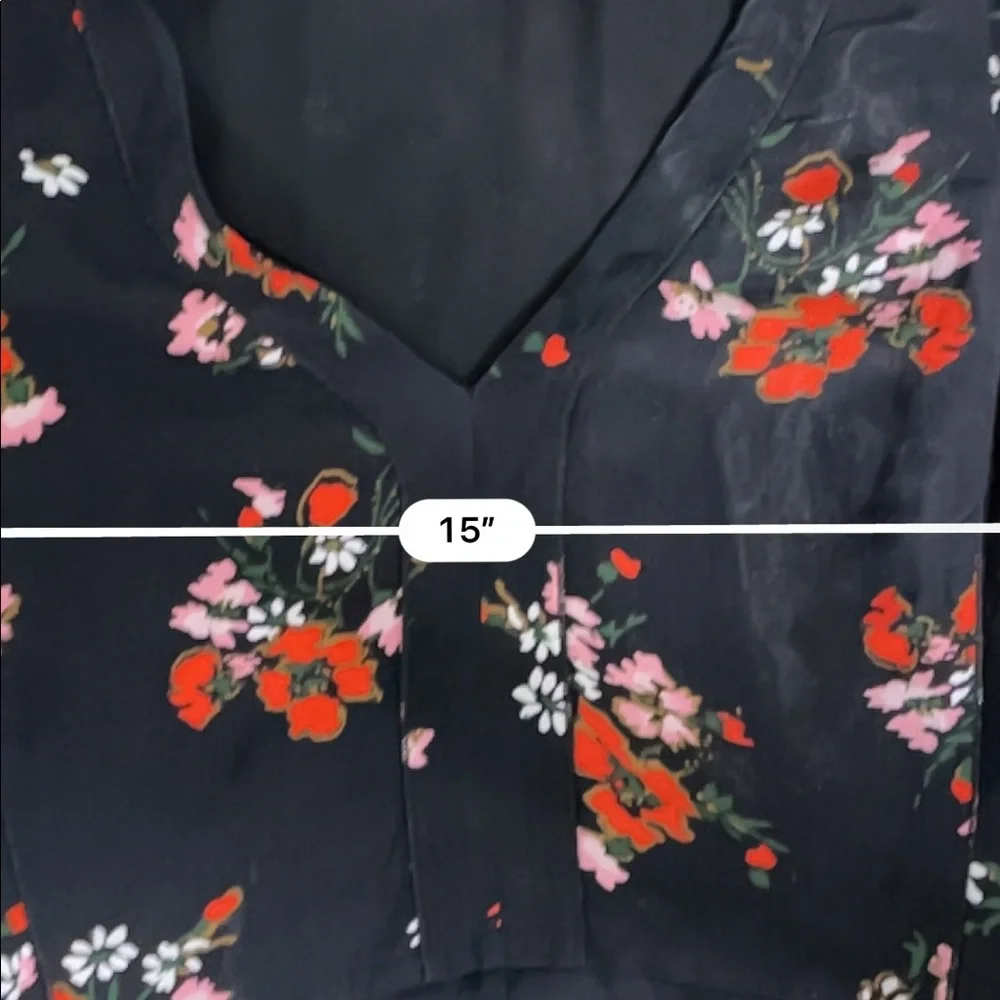 Rebecca Taylor margurte floral 100% silk dress - Picture 6 of 7